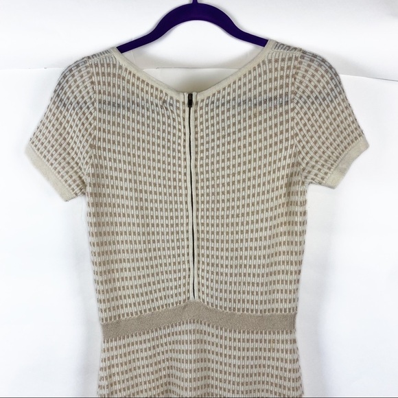 Anthropologie Sparrow Gilt Grid Sweater Dress S - Picture 12 of 12